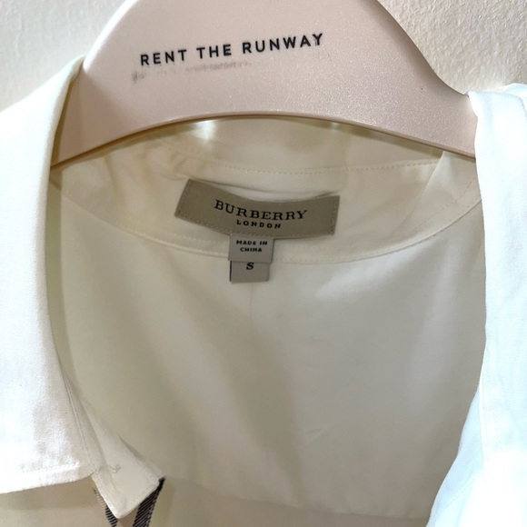 Burberry Women’s Button Down Shirt with logo detail Size S - Picture 2 of 4